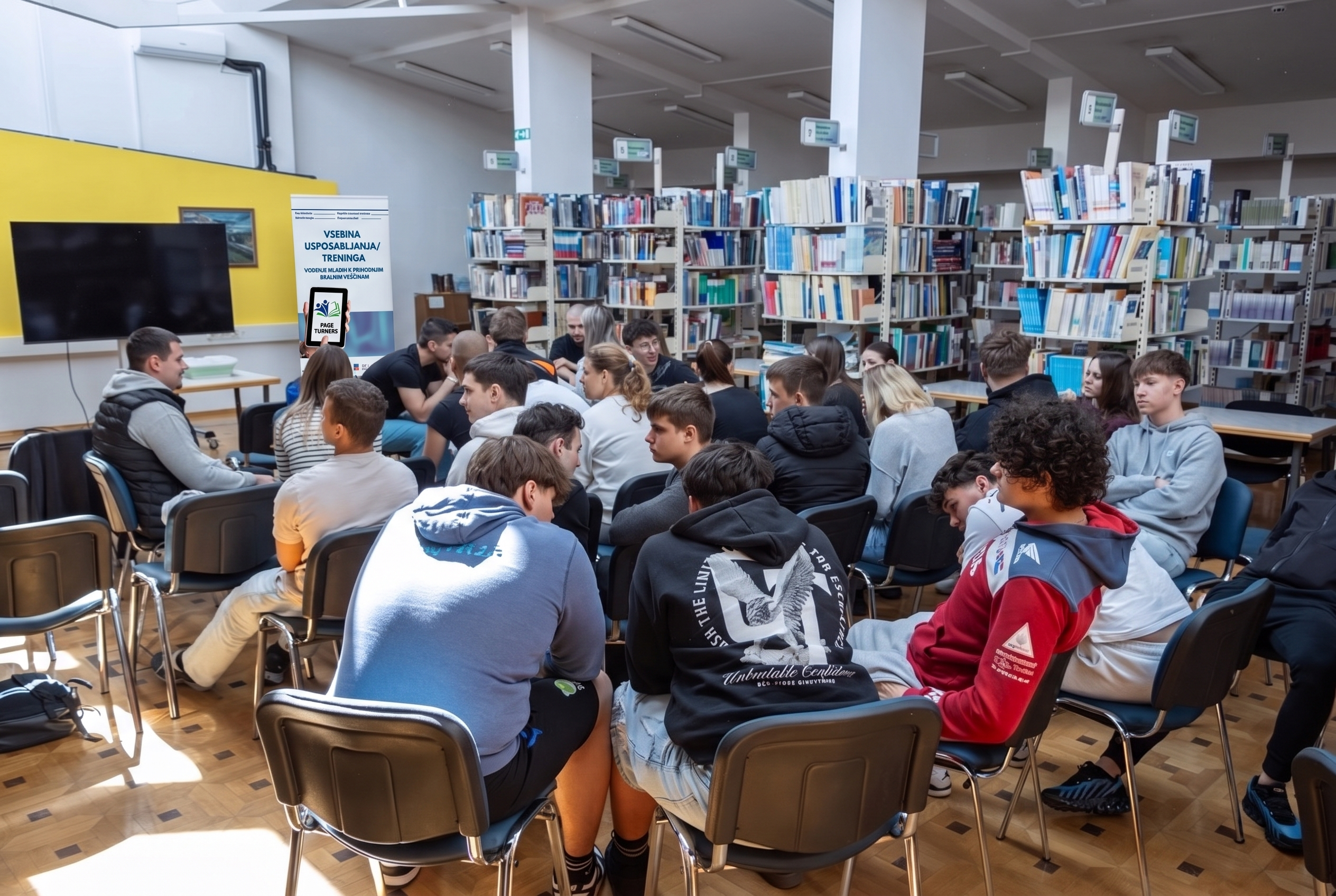 Youth Workshop at Public Library Slovenj Gradec: Reading and Digital Skills 📚💻 article image